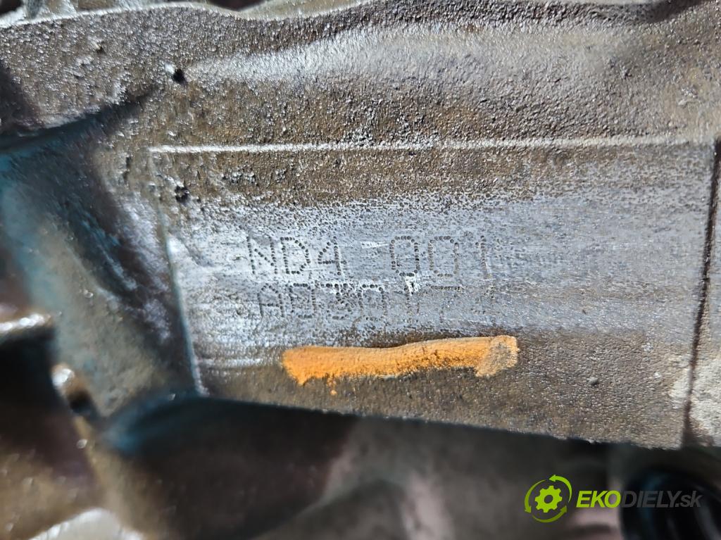 Renault Megane III 2008-2016 1.9 dci 131 hp manual 96 kW 1870 cm3 5- převodovka stupňová manual ND4 001