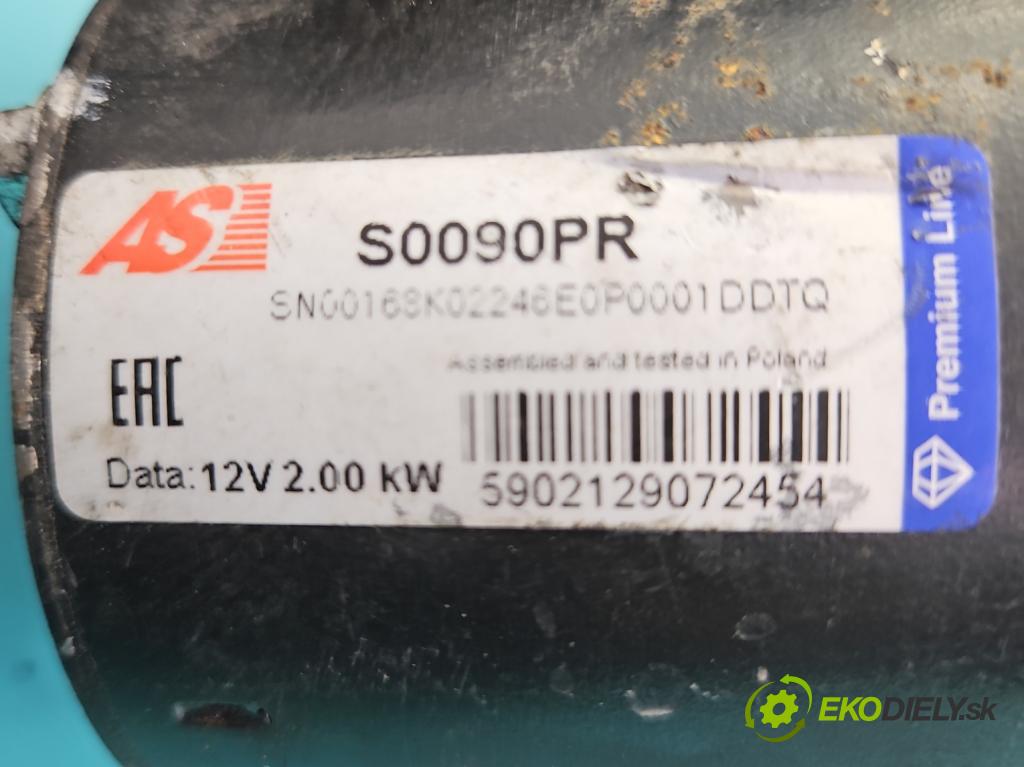 Skoda Octavia II 2004-2013 1.9 tdi 105 HP manual 77 kW 1896 cm3 5- štartér (Štartér)