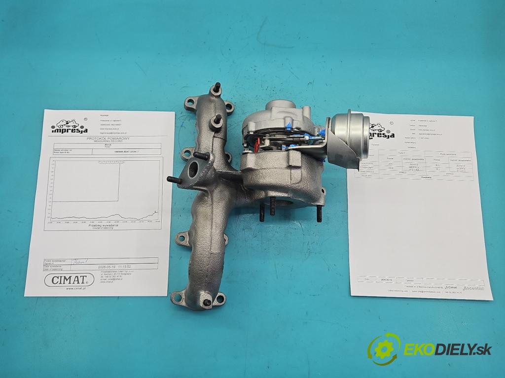 Seat Leon I 1999-2005 1.9 tdi 110 HP manual 81 kW 1896 cm3 5- turbodúchadlo, turbo repasovaná 713673-3