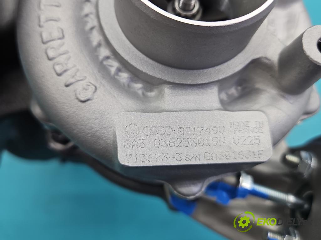 Seat Leon I 1999-2005 1.9 tdi 110 HP manual 81 kW 1896 cm3 5- turbodúchadlo, turbo repasovaná 713673-3