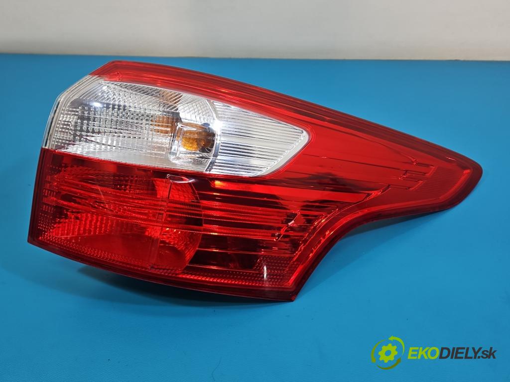 Ford Focus Mk3 2010-2018 1.6 tdci 105 HP manual 77 kW 1560 cm3 5- svetlo / reflektor zadné pravé BM51-13404-G (Kľučka dverí ostatné)