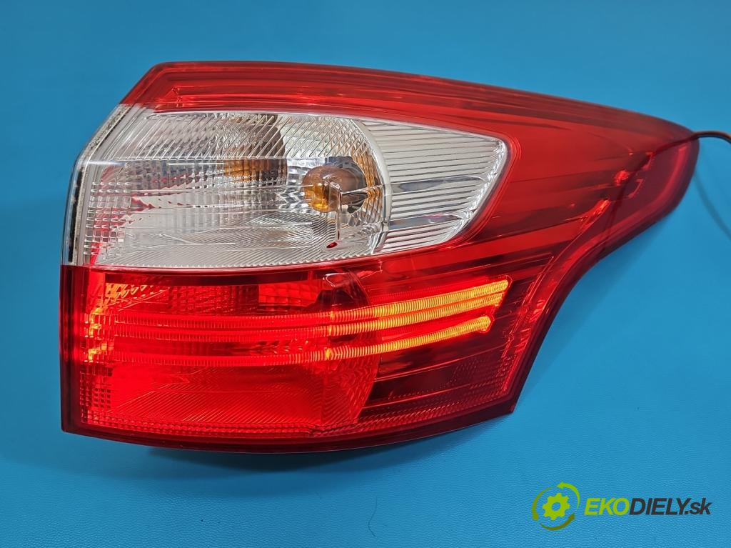 Ford Focus Mk3 2010-2018 1.6 tdci 105 HP manual 77 kW 1560 cm3 5- svetlo / reflektor zadné pravé BM51-13404-G (Kľučka dverí ostatné)