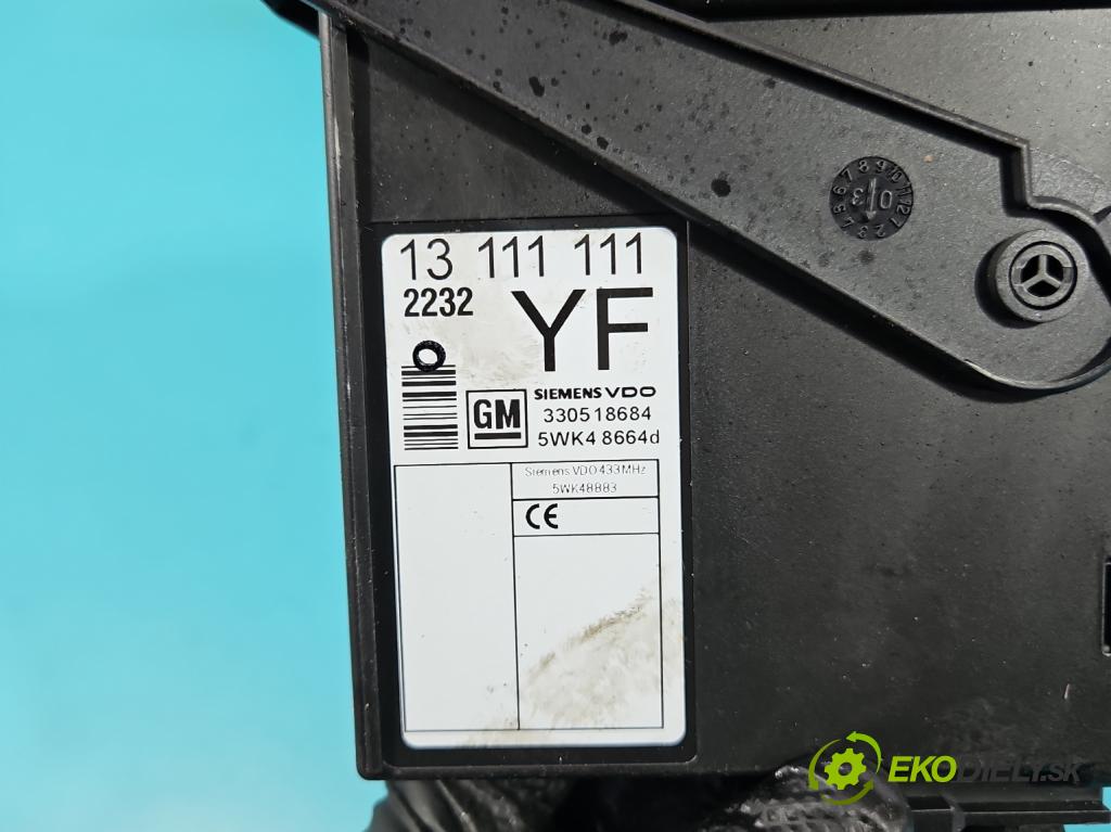 Opel Meriva A 2002-2010 1.6 16V 101 HP manual 74 kW 1598 cm3 5- riadiaca jednotka motora 12214830