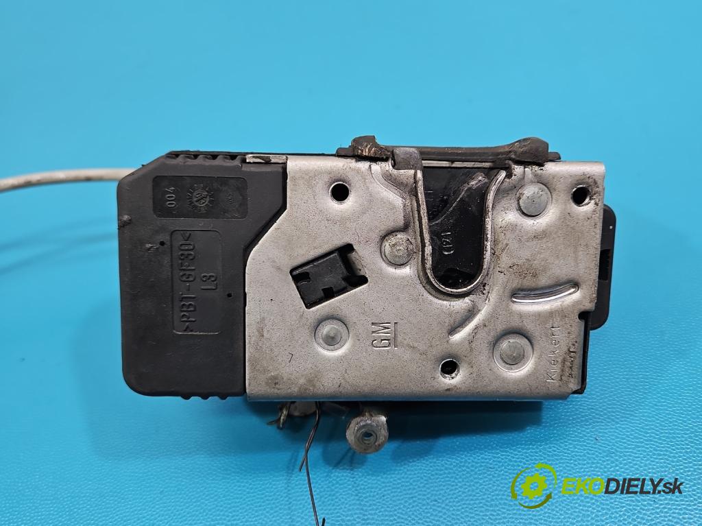 Opel Meriva A 2002-2010 1.6 16V 101 HP manual 74 kW 1598 cm3 5- zámok predné ľavý 13154791