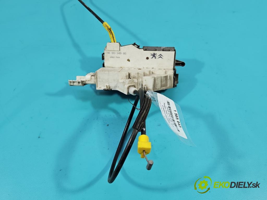 Peugeot Expert II 2006-2016 1.6 hdi 90 HP manual 66 kW 1560 cm3 5- zámok predné pravý 9681334980