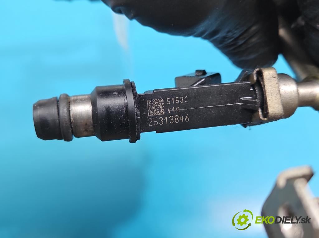 Opel Meriva A 2002-2010 1.6 16V 101 HP manual 74 kW 1598 cm3 5- vstrek 25313846 (Vstrekovač paliva)