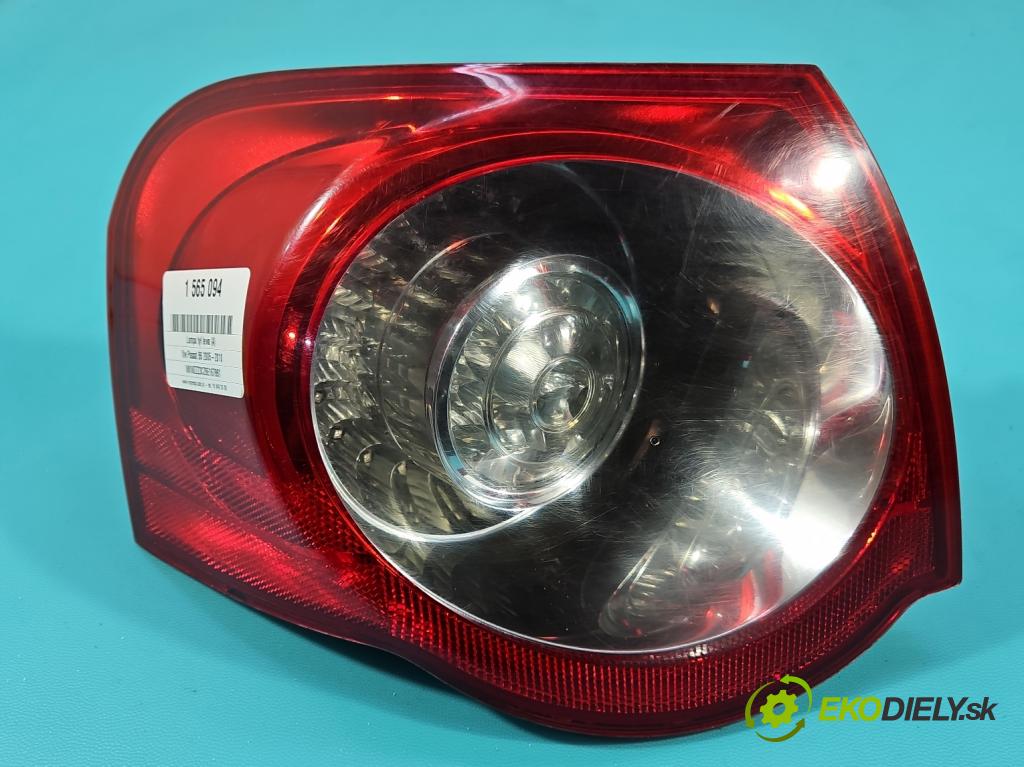 Vw Passat B6 2005-2010 1.9 tdi 105 hp manual 77 kW 1896 cm3 5- světlo zadní levé 3C9945095N (Klika dveří ostatní)