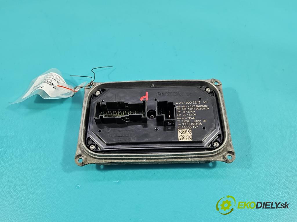 Mercedes A W177 2018- 2.0 T 306KM automatic 225 kW 1991 cm3 4- modul lampy: A2479002213