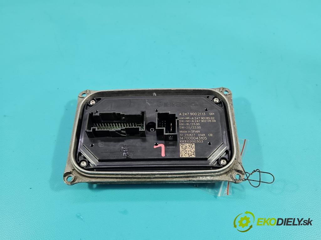 Mercedes A W177 2018- 2.0 T 306KM automatic 225 kW 1991 cm3 4- modul lampy: A2479002113