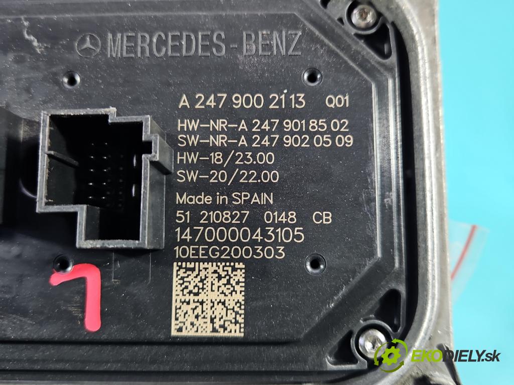 Mercedes A W177 2018- 2.0 T 306KM automatic 225 kW 1991 cm3 4- modul lampy: A2479002113