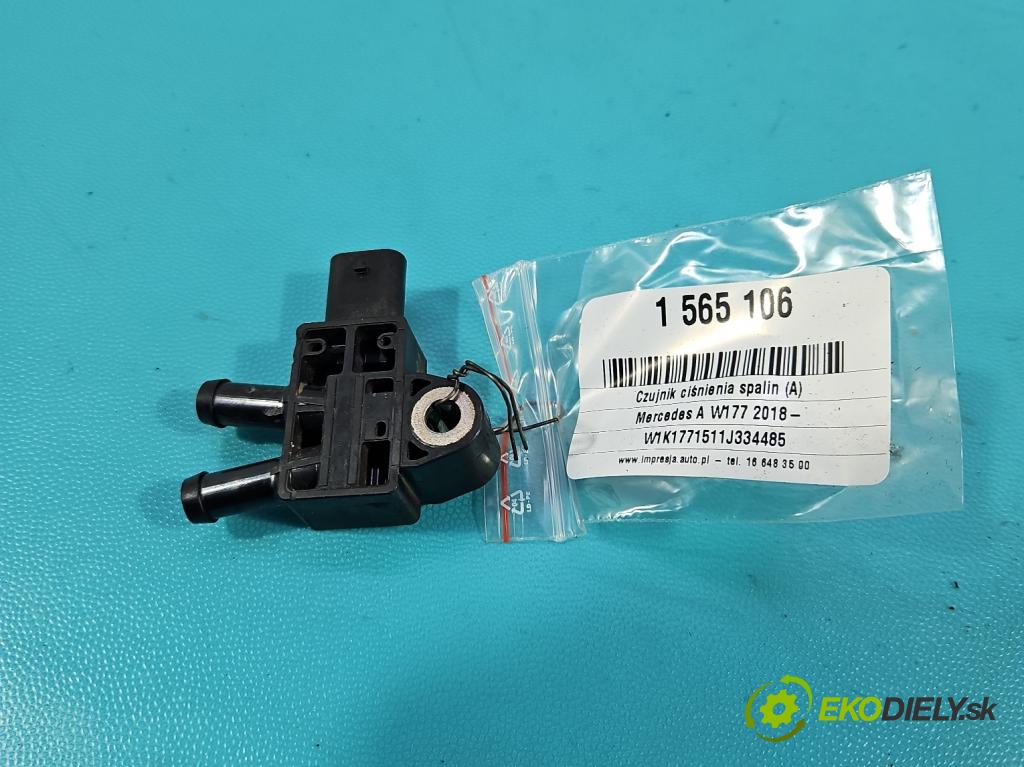 Mercedes A W177 2018- 2.0 T 306KM automatic 225 kW 1991 cm3 4- snímač tlaku spalin A0009055307