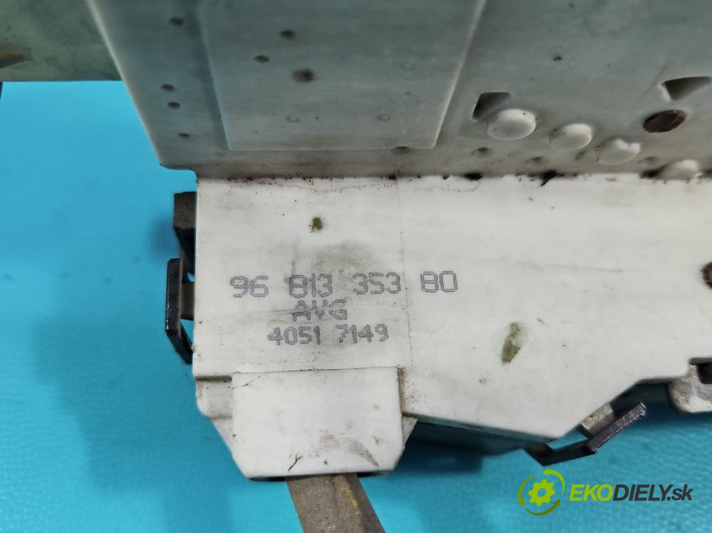 Peugeot Expert II 2006-2016 1.6 hdi 90 HP manual 66 kW 1560 cm3 5- zámok predné ľavý 9681335380