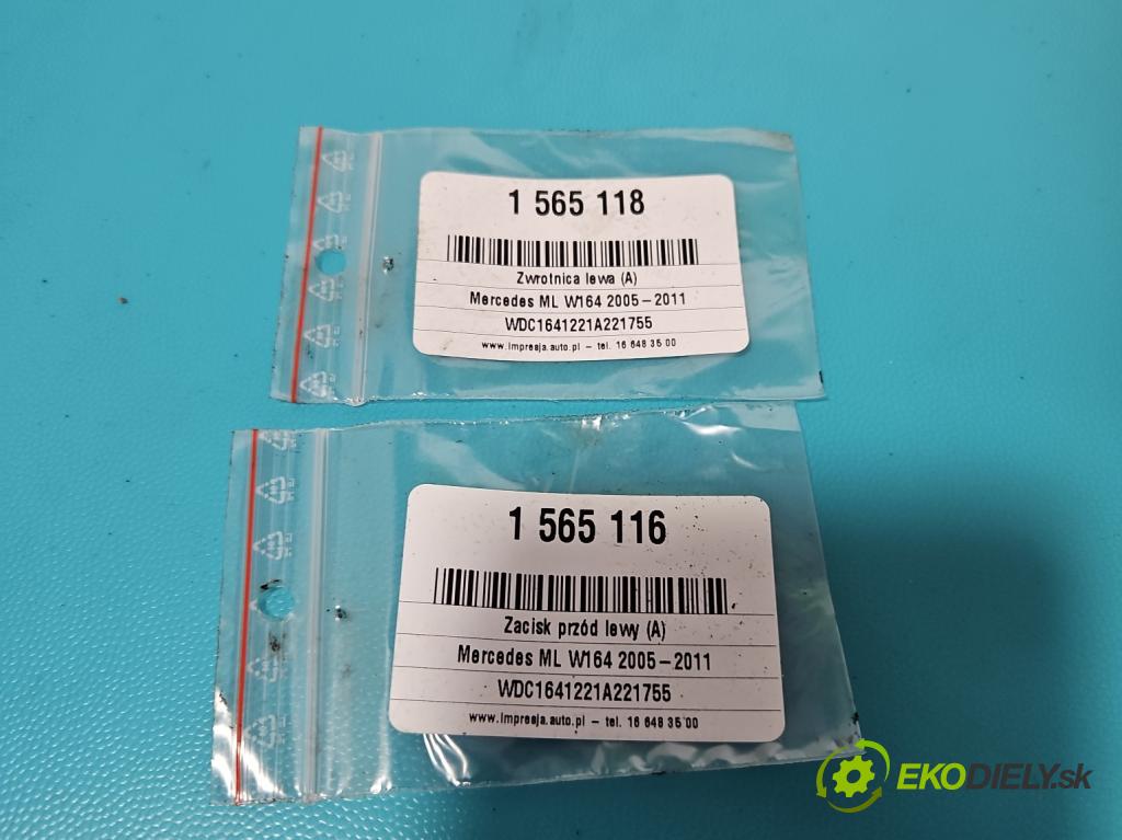 Mercedes ML W164 2005-2011 3.0 CDI V6 224hp automatic 165 kW 2987 cm3 5- brzdič predné ľavý  (Kľučka dverí ostatné)