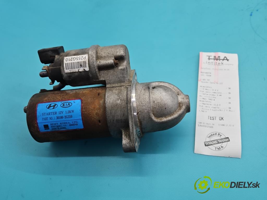 Hyundai Santa Fe III 2012–2018 2.4 GDI 190 hp automatic 140 kW 2359 cm3 5- startér: 36100-2G210 (Startér)
