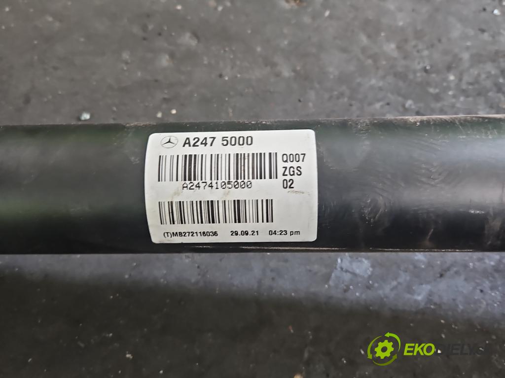 Mercedes A W177 2018- 2.0 T 306KM automatic 225 kW 1991 cm3 4- Hřídel: zadné A2475000 (Kardaňový hriadeľ)