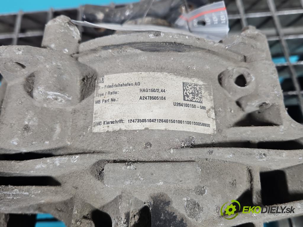 Mercedes A W177 2018- 2.0 T 306KM automatic 225 kW 1991 cm3 4- Most: zadní: A2473505104