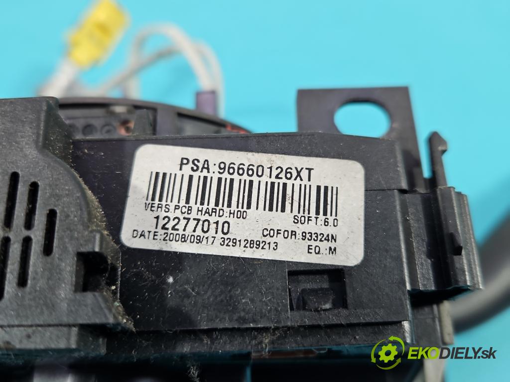 Peugeot Expert II 2006-2016 1.6 hdi 90 HP manual 66 kW 1560 cm3 5- prepínač komplex: 96660126XT (Prepínacie páčky pod volantom)