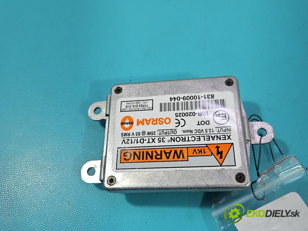 Skoda Octavia II 2004-2013 1.9 tdi 105 hp manual 77 kW 1896 cm3 5- měnič xenon 831-10009-044 (Řídící jednotka xenonu)