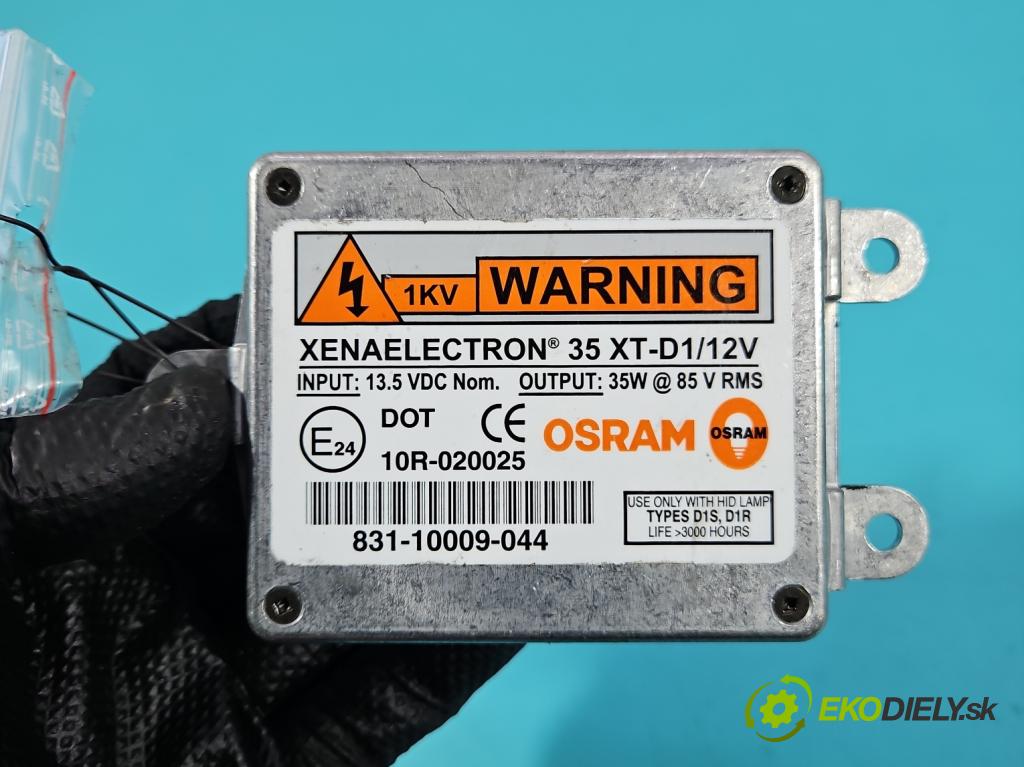 Skoda Octavia II 2004-2013 1.9 tdi 105 hp manual 77 kW 1896 cm3 5- měnič xenon 831-10009-044 (Řídící jednotka xenonu)