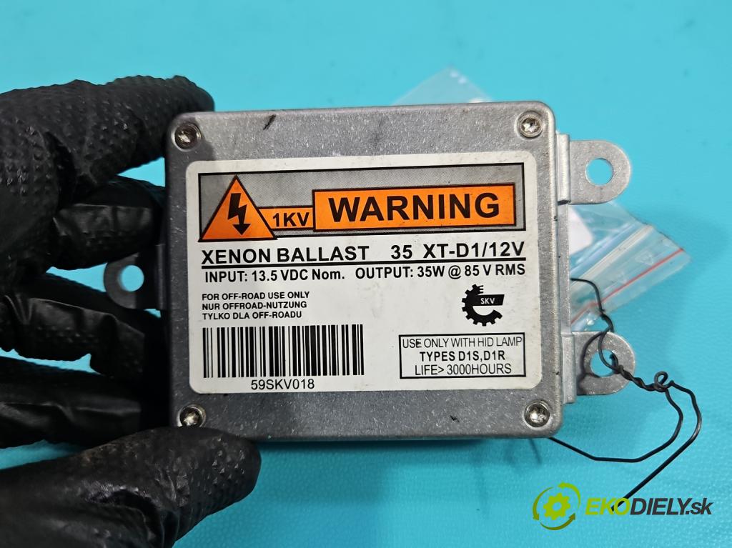 Skoda Octavia II 2004-2013 1.9 tdi 105 HP manual 77 kW 1896 cm3 5- střídač: xenon 59SKV018 (Riadiaca jednotka xenónu)