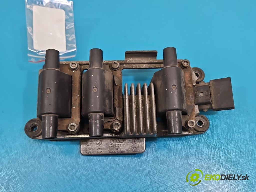 Audi A6 C5 1997-2004 2.4 V6 170 HP manual 125 kW 2393 cm3 4- cievka zapaľovacia 078905104 (Zapaľovacia cievka)