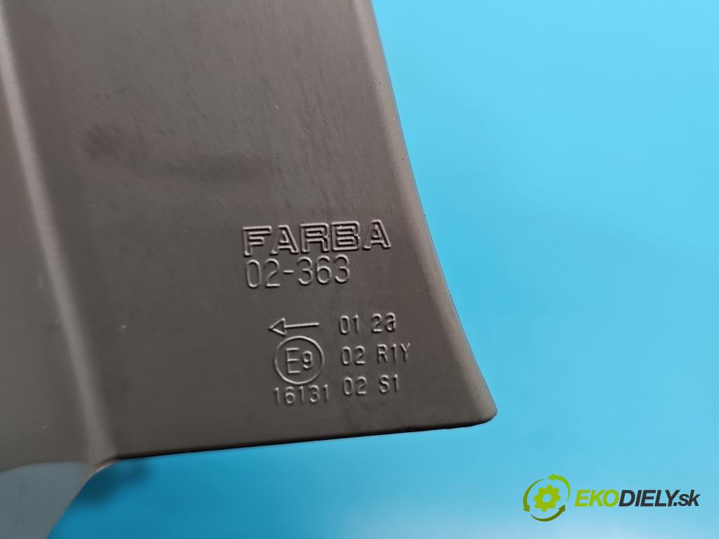 Toyota Corolla E16/E18  2013-2019 1.6 16V 132  HP manual 97 kW 1598 cm3 4- svetlo / reflektor zadné ľavé 81560-02A80 (Kľučka dverí ostatné)