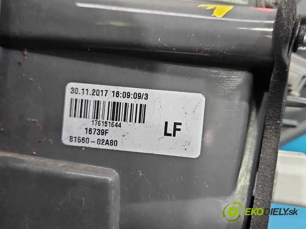 Toyota Corolla E16/E18  2013-2019 1.6 16V 132  HP manual 97 kW 1598 cm3 4- svetlo / reflektor zadné ľavé 81560-02A80 (Kľučka dverí ostatné)