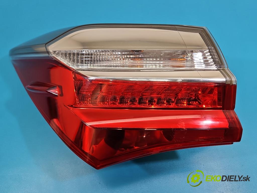 Toyota Corolla E16/E18  2013-2019 1.6 16V 132  HP manual 97 kW 1598 cm3 4- svetlo / reflektor zadné ľavé 81560-02A80 (Kľučka dverí ostatné)