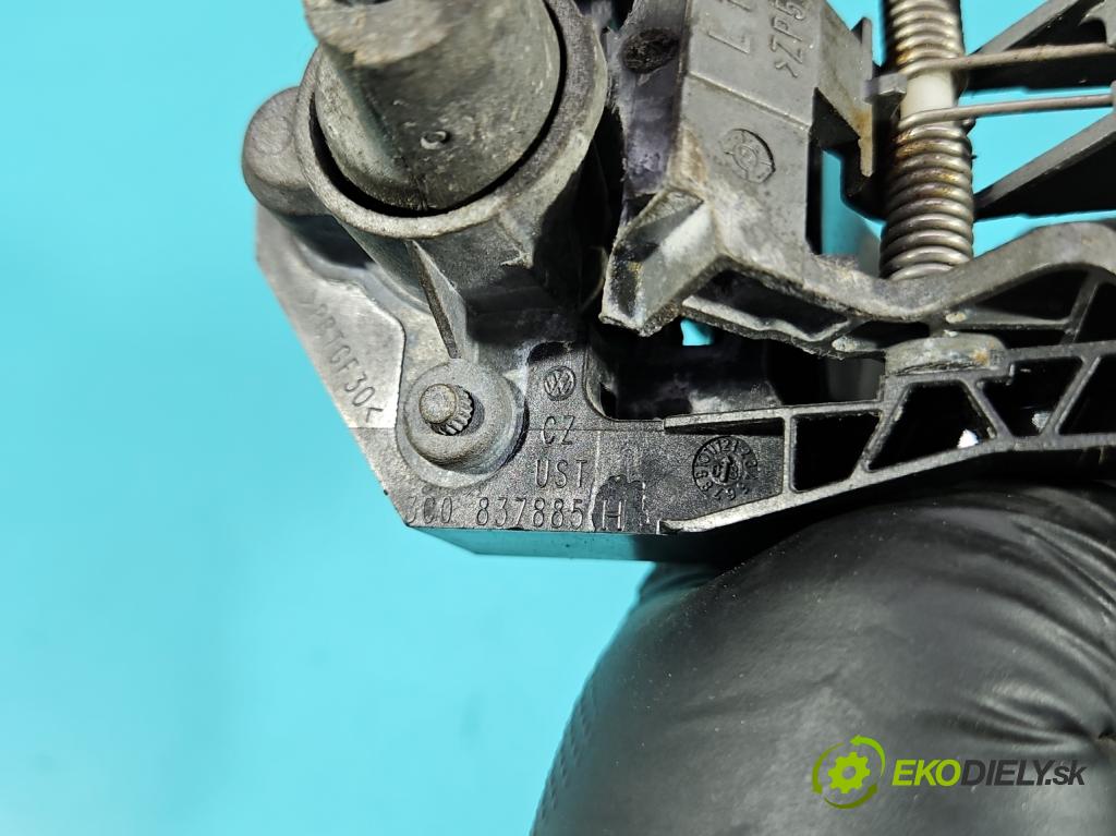 Vw Passat B6 2005-2010 1.9 tdi 105 hp manual 77 kW 1896 cm3 5- klika přední levé 3C0837885H (Vnější přední levá klika dveří)