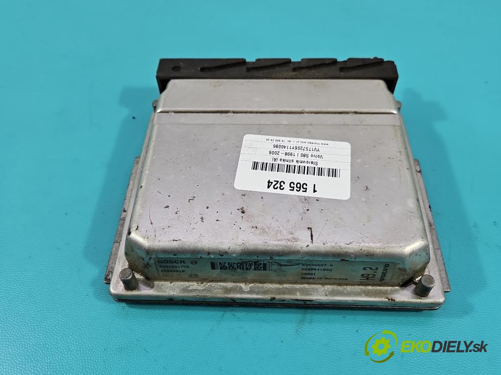 Volvo S80 I 1998-2006 2.5 tdi 140 HP automatic 103 kW 2461 cm3 4- riadiaca jednotka motora 0281001776