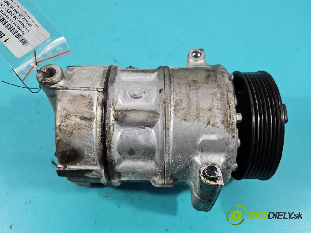Vw Passat B6 2005-2010 1.9 tdi 105 HP manual 77 kW 1896 cm3 5- Kompresor: klimatizácie PXE16 (Kompresor klimatizácie)