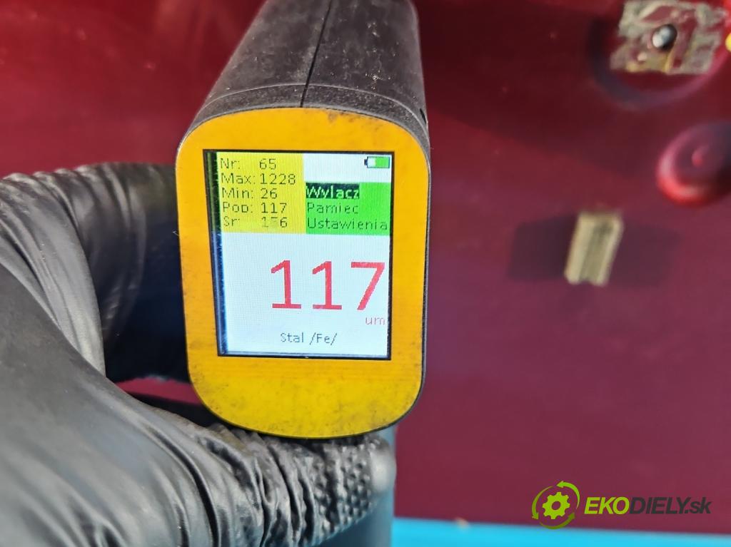 Toyota Corolla E16/E18  2013-2019 1.6 16V 132  HP manual 97 kW 1598 cm3 4- zadna kufor  (Kapota zadná (kufor))