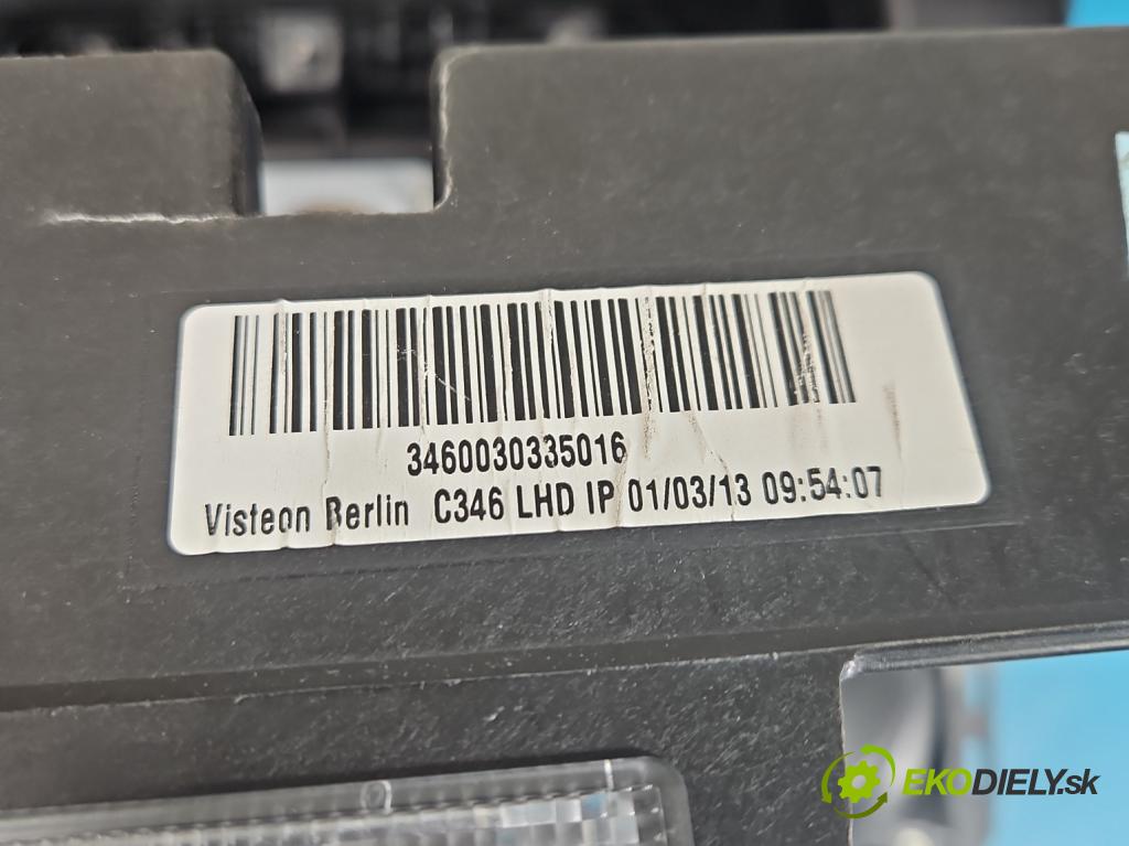 Ford Focus Mk3 2010-2018 1.6 tdci 105 HP manual 77 kW 1560 cm3 5- kokpit,pristrojová doska rozdeľovacia BM51-A044A74-FB