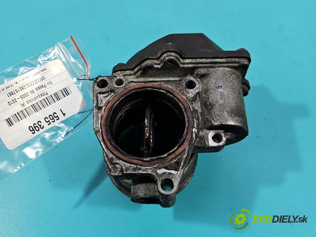 Vw Passat B6 2005-2010 1.9 tdi 105 hp manual 77 kW 1896 cm3 5- škrticí klapka 03G128063G (Škrticí klapka)