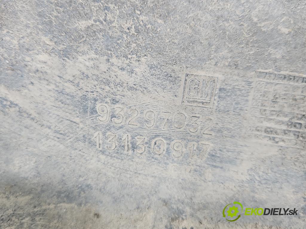 Opel Meriva A 2002-2010 1.6 16V 101 hp manual 74 kW 1598 cm3 5- nárazník zadní 93297032 (Klika dveří ostatní)