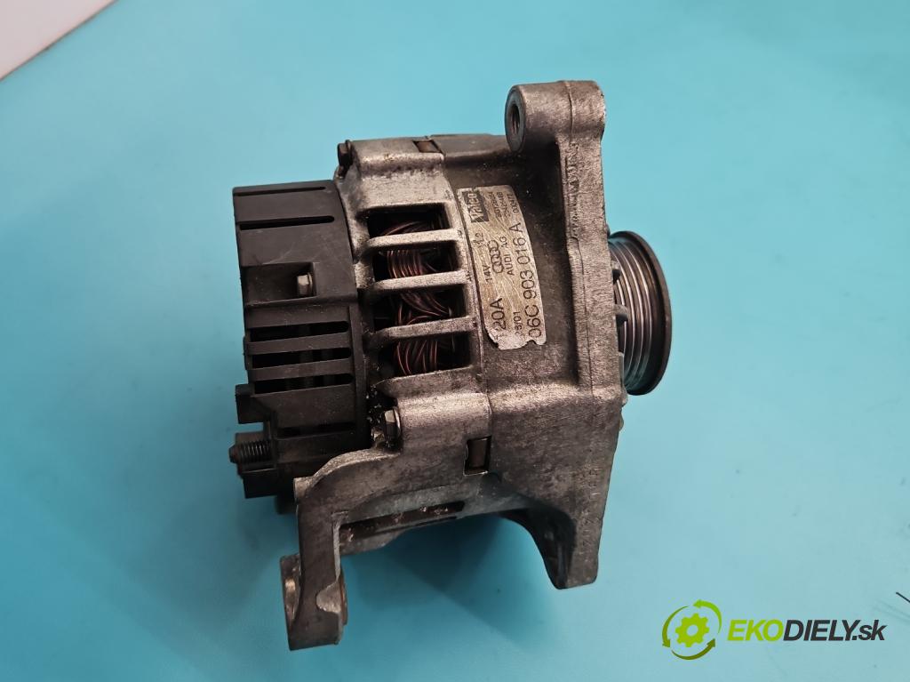 Audi A6 C5 1997-2004 2.4 V6 170 hp manual 125 kW 2393 cm3 4- Alternator 06C903016A (Alternátor)