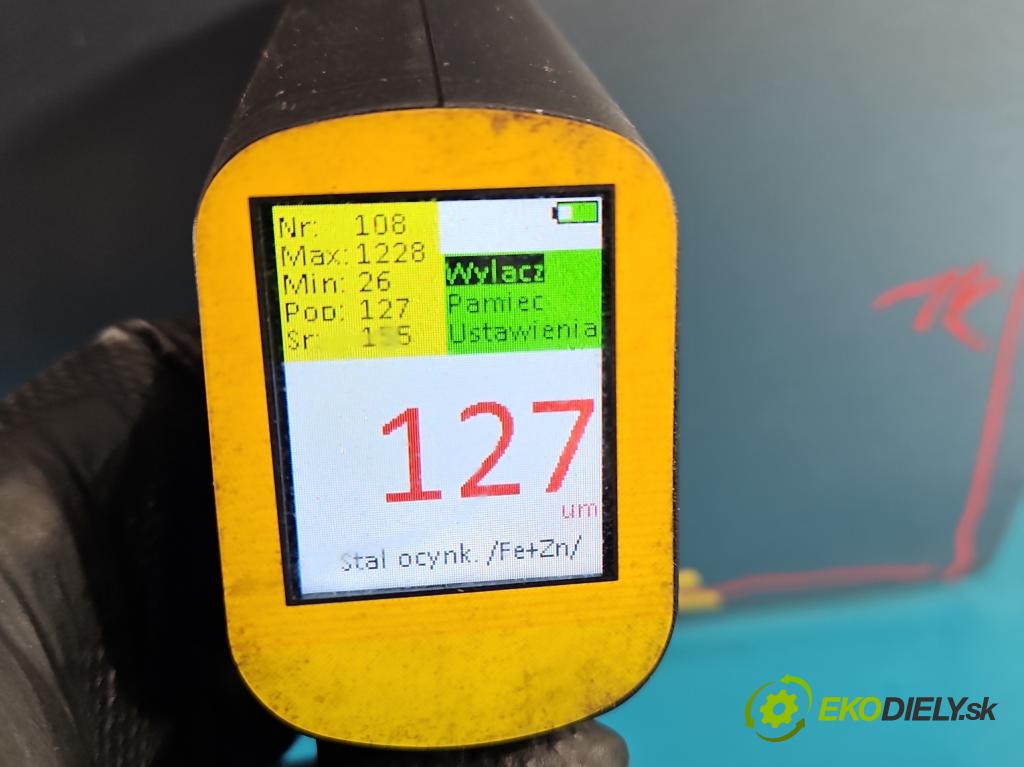 Opel Meriva A 2002-2010 1.6 16V 101 hp manual 74 kW 1598 cm3 5- dveře přední pravé  (Klika dveří ostatní)