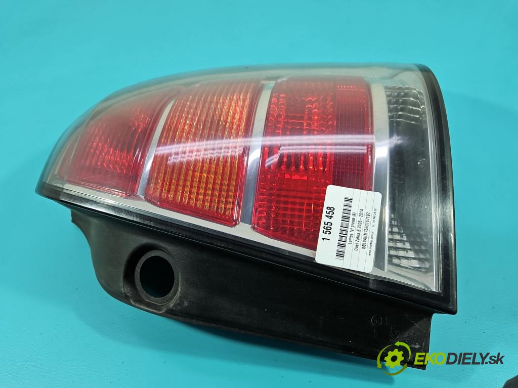 Opel Zafira B 2005-2014 1.9 cdti 120 HP manual 88 kW 1910 cm3 5- svetlo / reflektor zadné pravé 24451843R (Kľučka dverí ostatné)