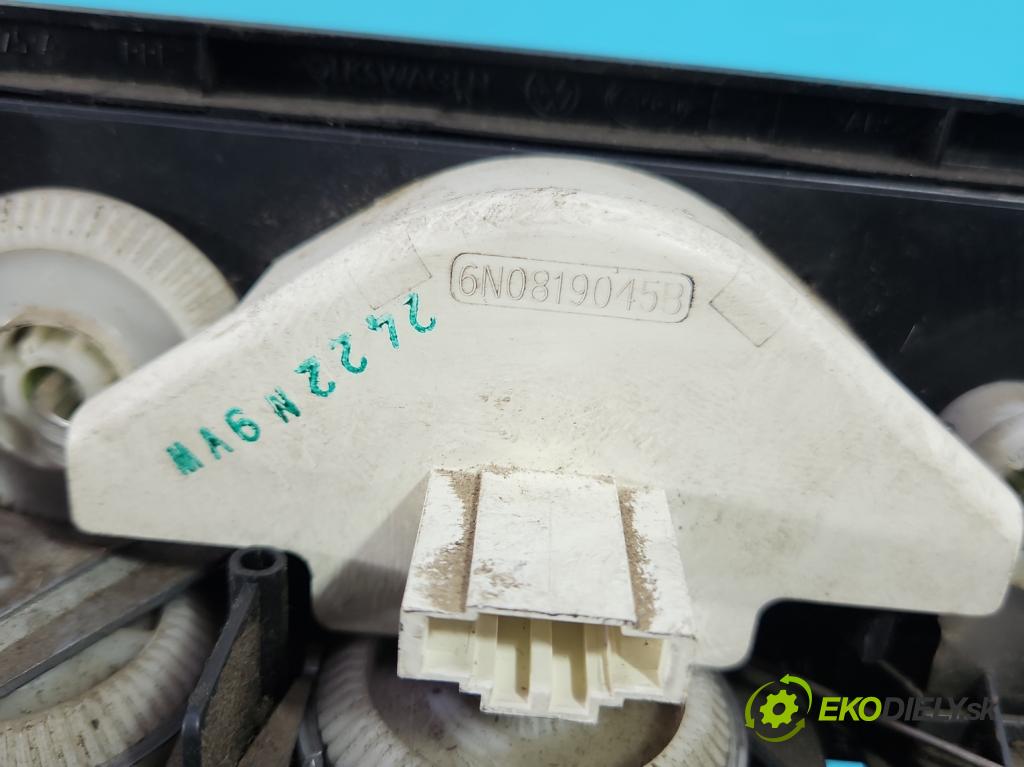 Vw Caddy II 9K 1996-2004 1.9 sdi 64 hp manual 47 kW 1896 cm3 5- palubní deska panel topení 1H0819045C