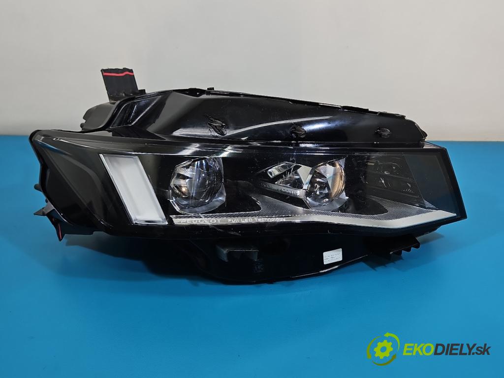 Peugeot 508 II 2018- 1.6 16V 181KM automatic 133 kW 1598 cm3 5- Reflektor: pravý 9823144480 (Svetlo predné pravé)