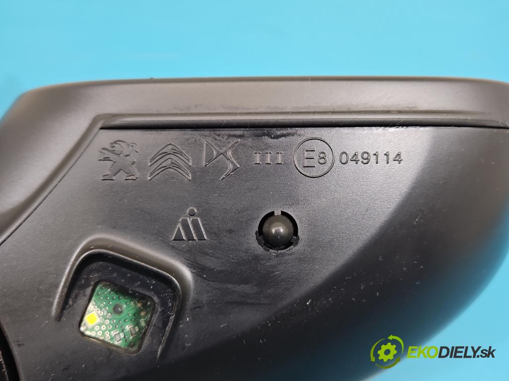 Peugeot 508 II 2018- 1.6 16V 181KM automatic 133 kW 1598 cm3 5- zrkadlo pravé 98170470KL (Kľučka dverí ostatné)