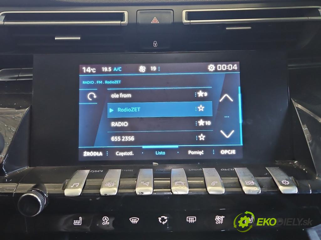 Peugeot 508 II 2018- 1.6 16V 181KM automatic 133 kW 1598 cm3 4- Zobrazit: 9830427380 (Prístrojová doska)