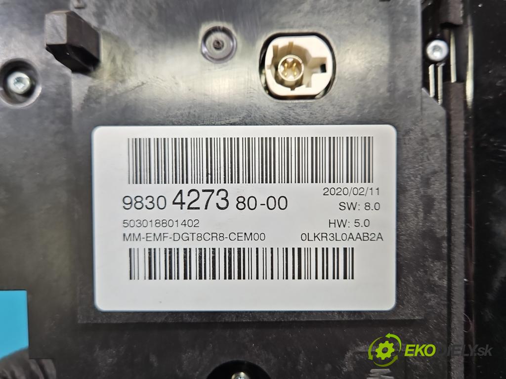 Peugeot 508 II 2018- 1.6 16V 181KM automatic 133 kW 1598 cm3 4- Zobrazit: 9830427380 (Prístrojová doska)