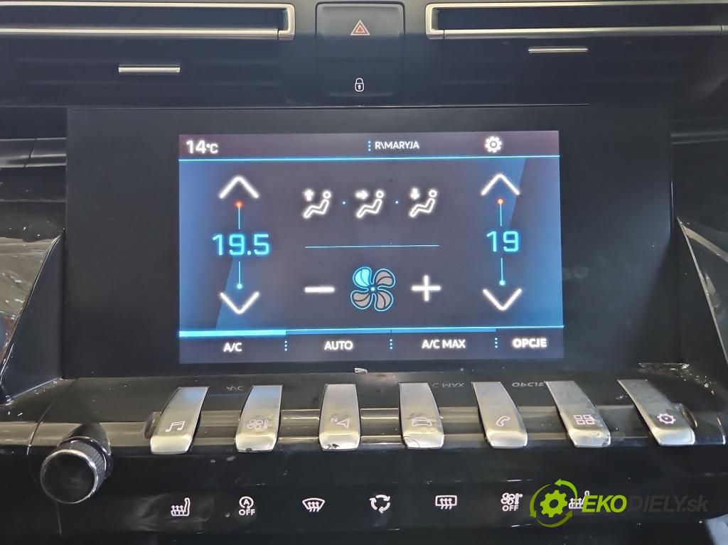 Peugeot 508 II 2018- 1.6 16V 181KM automatic 133 kW 1598 cm3 4- displej 9830427380 (Přístrojová deska)