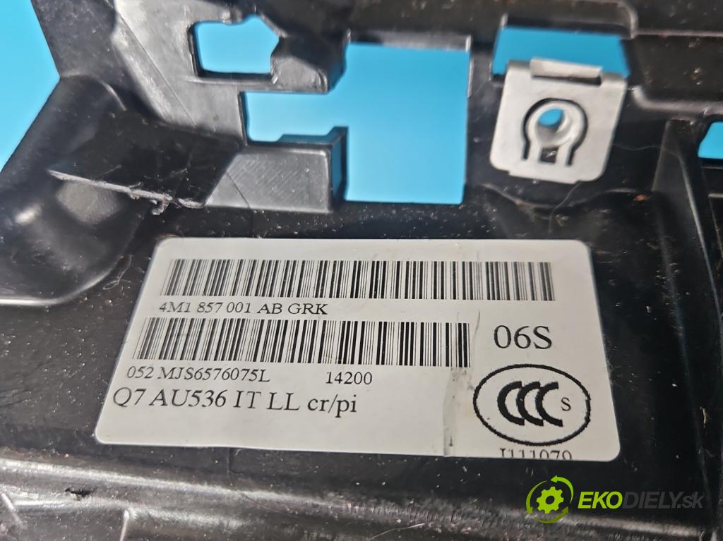 Audi Q7 2015- 3.0 TFSI 333KM: automatic 245 kW 2995 cm3 5- kokpit,pristrojová doska rozdeľovacia 4M1857001AB