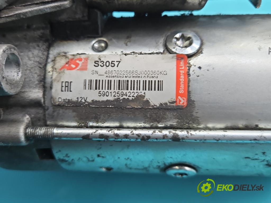 Peugeot Expert II 2006-2016 1.6 hdi 90 HP manual 66 kW 1560 cm3 5- štartér  (Štartér)