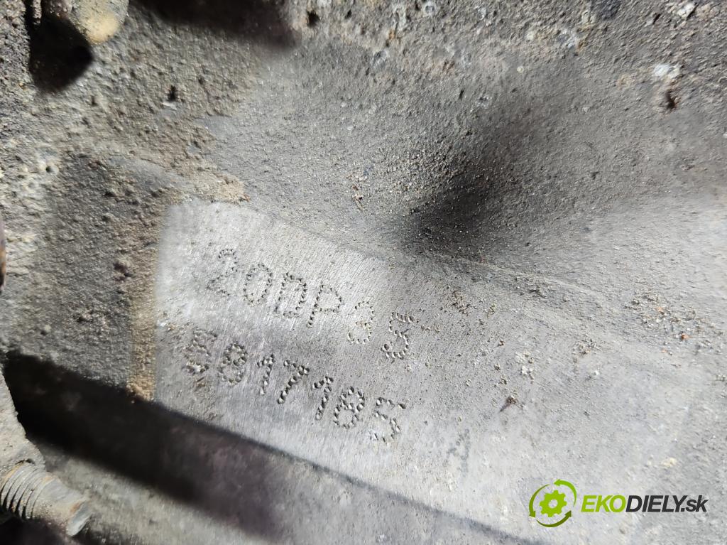 Peugeot Expert II 2006-2016 1.6 hdi 90 hp manual 66 kW 1560 cm3 5- převodovka stupňová manual 20DP35