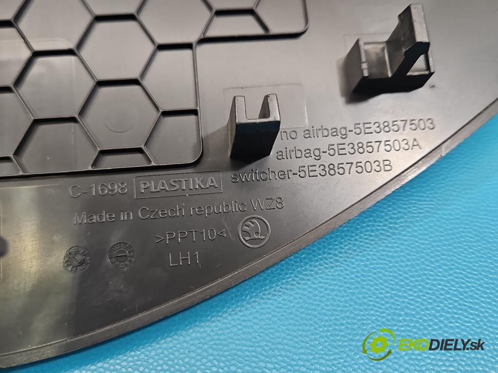 Skoda Octavia IV 2019- 2.0 TDI 116 HP manual 85 kW 1968 cm3 5- kryt plast 5E3857503