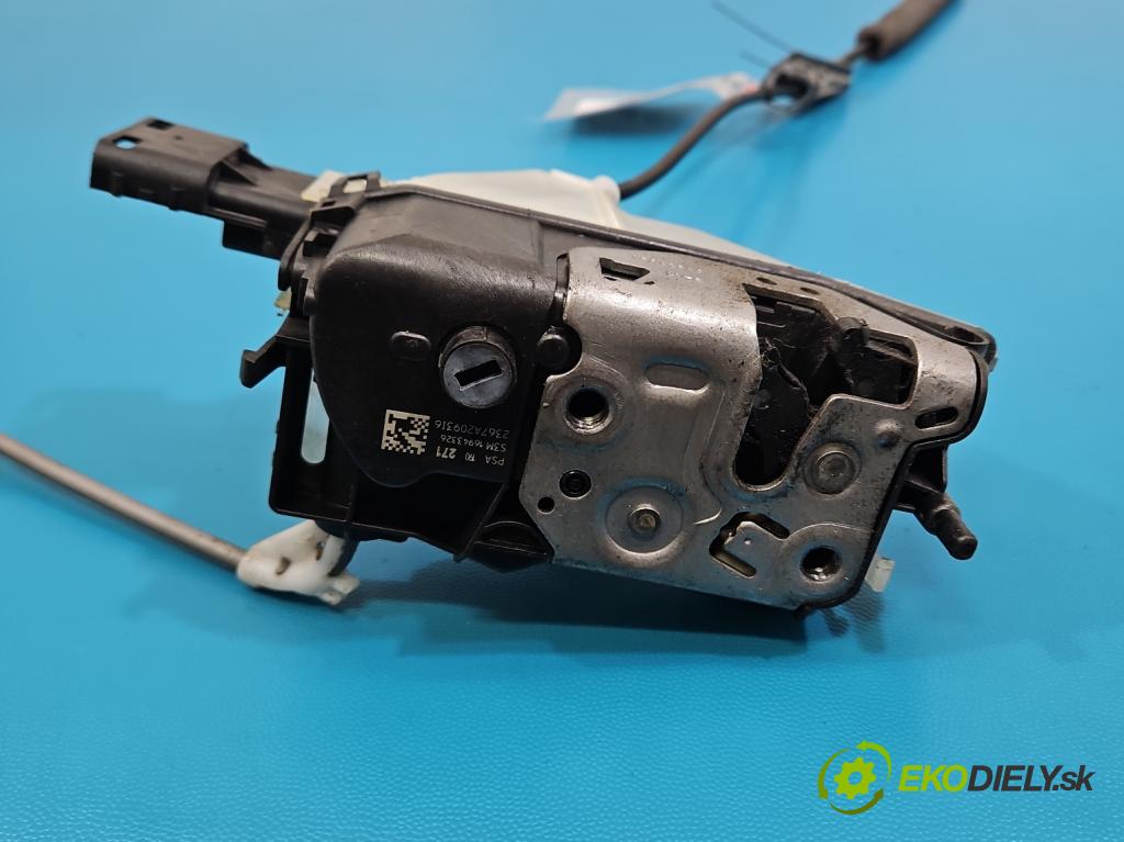 Peugeot 301 1.6 hdi 99 HP manual 73 kW 1560 cm3 4- zámok predné pravý 1583501796