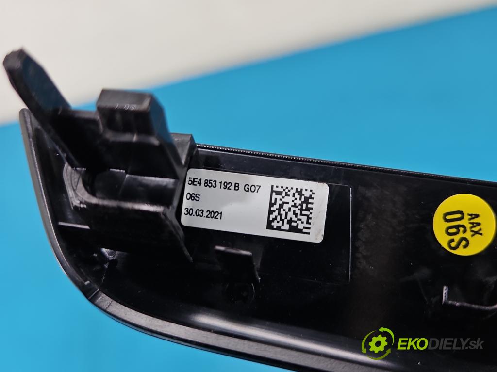 Skoda Octavia IV 2019- 2.0 TDI 116 HP manual 85 kW 1968 cm3 5- lišta ozdobná vnitŕní: 5E4853190
